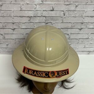 JURASSIC QUEST Tan Plastic Safari Toy Hat
